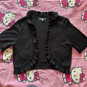 NY Collection whimsygoth cropped cardigan 🖤